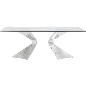 Table 200x100cm GLORIA Kare Design chrome