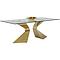 Table 200x100cm GLORIA Kare Design gold