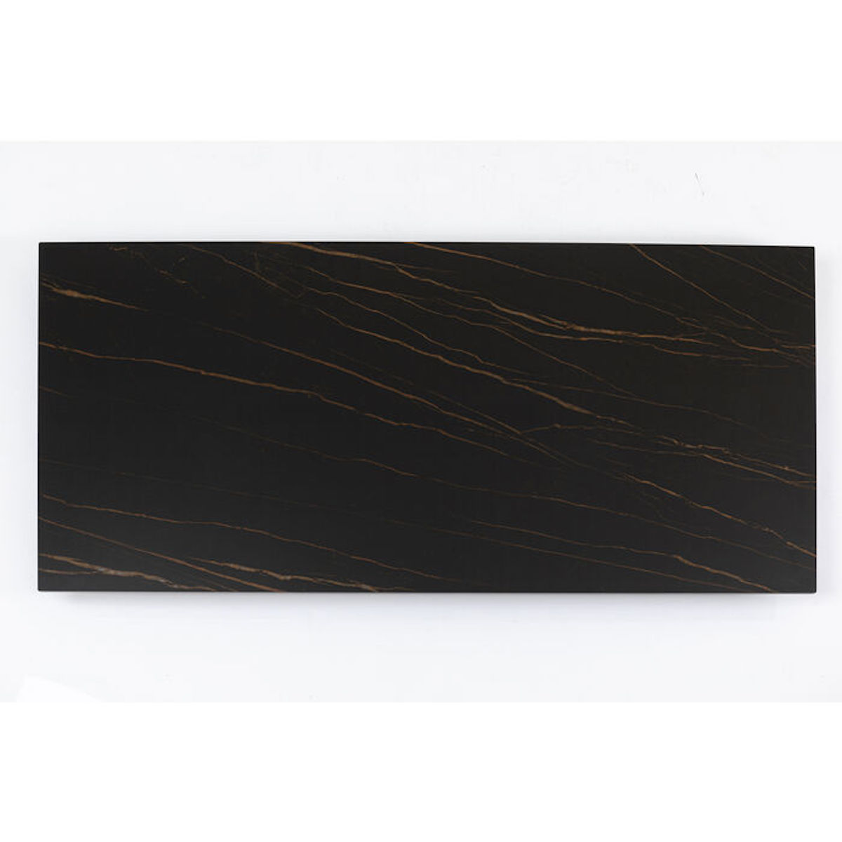 Table 200x100cm GLORIA Kare Design noir céramique