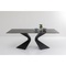 Table 200x100cm GLORIA Kare Design noir céramique
