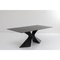 Table 200x100cm GLORIA Kare Design noir céramique