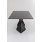 Table 200x100cm GLORIA Kare Design noir céramique