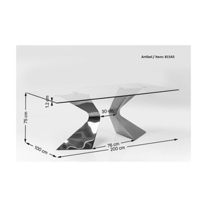 Table 200x100cm GLORIA Kare Design