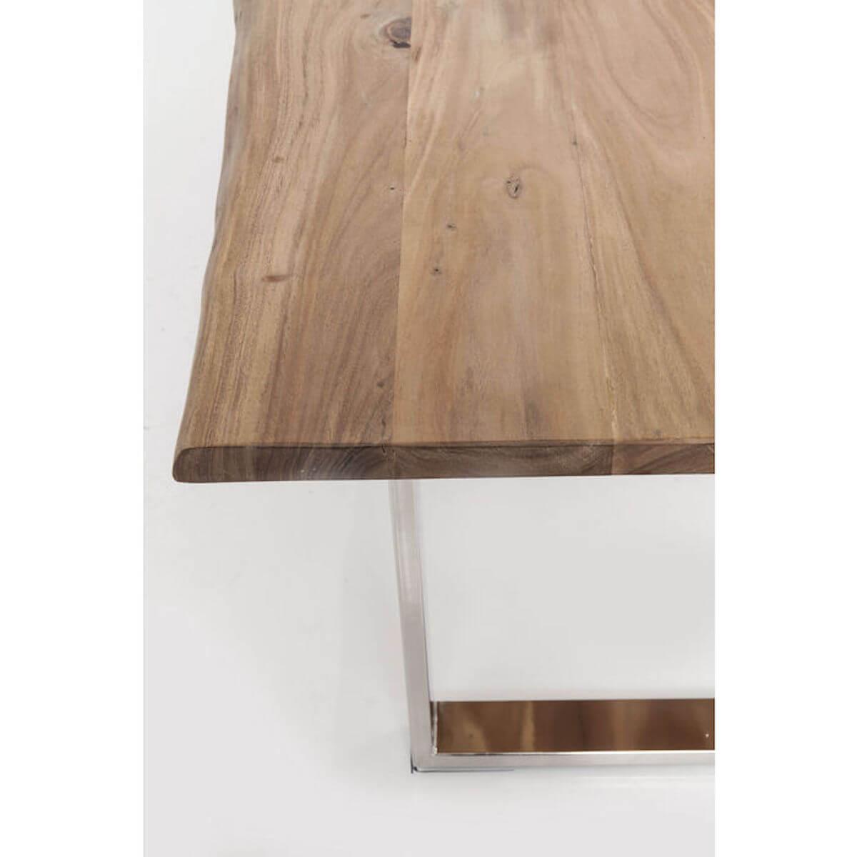 Table 200x100cm HARMONY Kare Design chromé