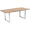 Table 200x100cm HARMONY Kare Design chromé