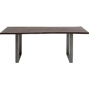 Table 200x100cm HARMONY Kare Design noyer acier brut