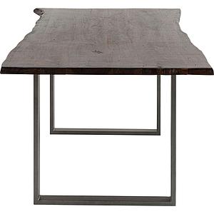 Table 200x100cm HARMONY Kare Design noyer acier brut