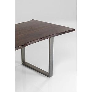 Table 200x100cm HARMONY Kare Design noyer acier brut