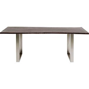 Table 200x100cm HARMONY Kare Design noyer chromé