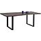 Table 200x100cm HARMONY Kare Design noyer noir
