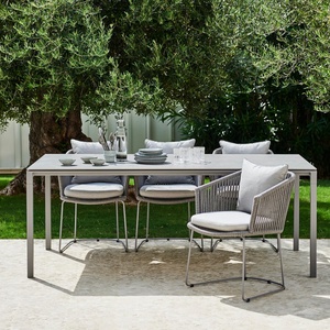 Table 200x100cm PURE Cane-line Light grey-Concrete grey
