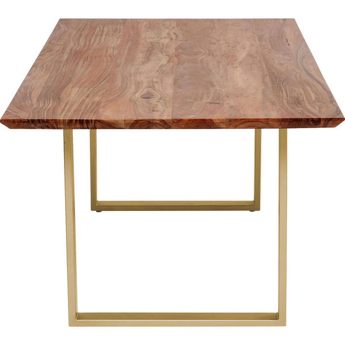 Table 200x100cm SYMPHONY Kare Design acier brut