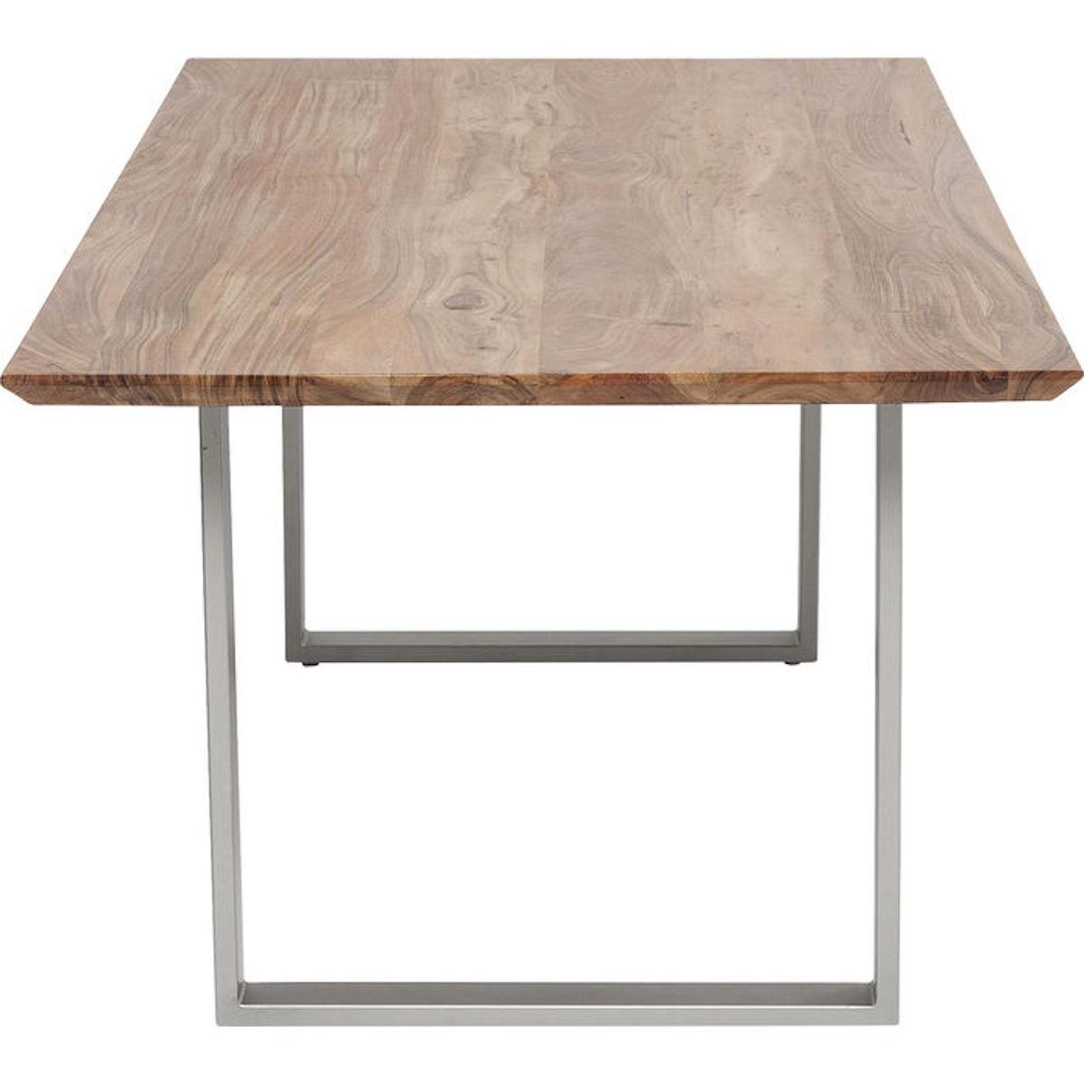Table 200x100cm SYMPHONY Kare Design argenté