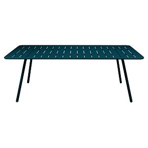 Table 207x100cm LUXEMBOURG Fermob bleu acapulco