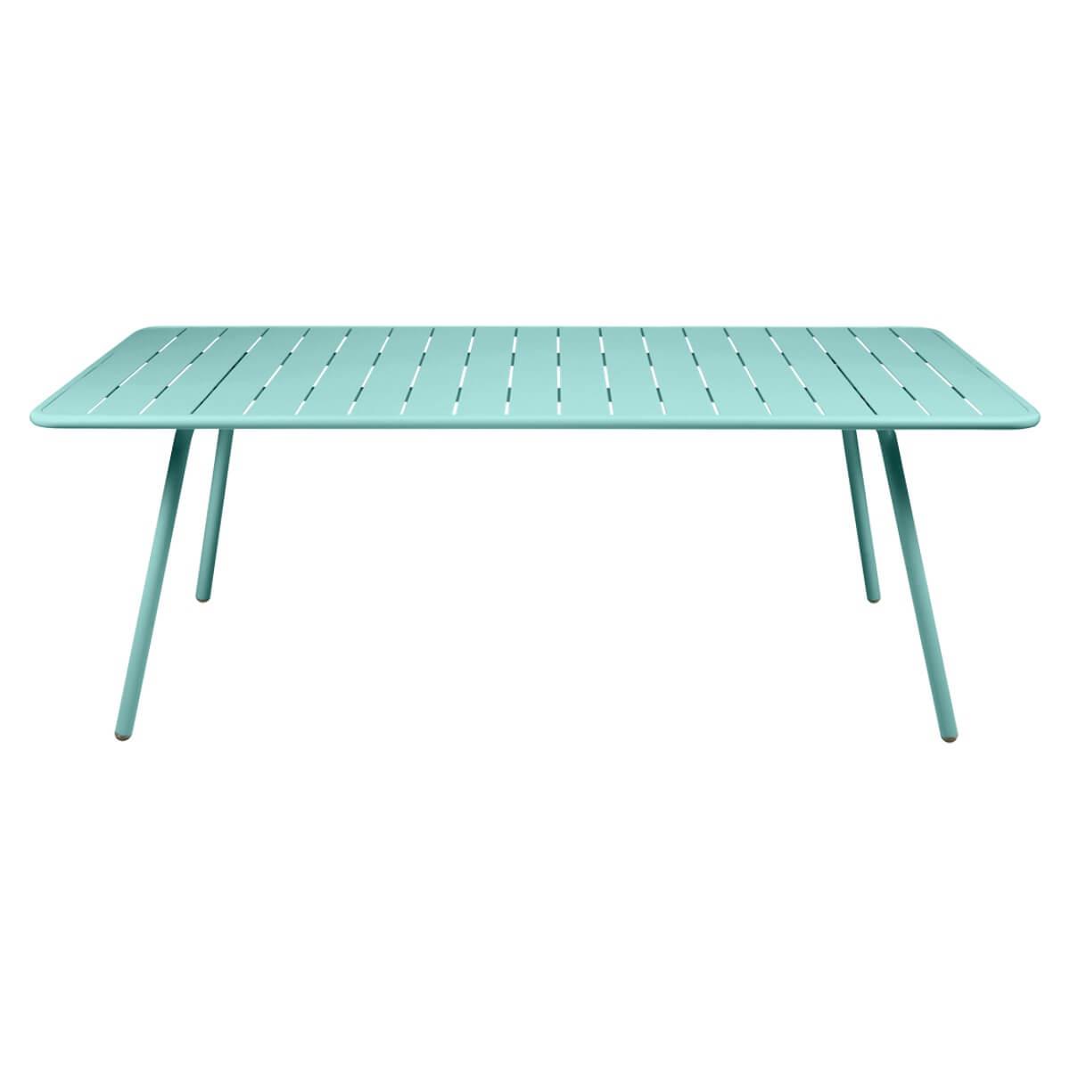 Table 207x100cm LUXEMBOURG Fermob Bleu Lagune