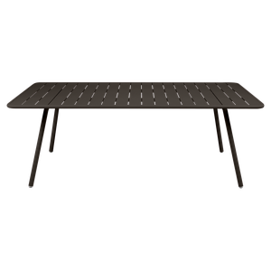 Table 207x100cm LUXEMBOURG Fermob brun tonka
