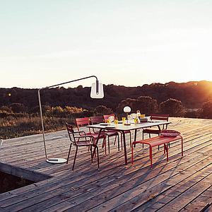 Table 207x100cm LUXEMBOURG Fermob capucine