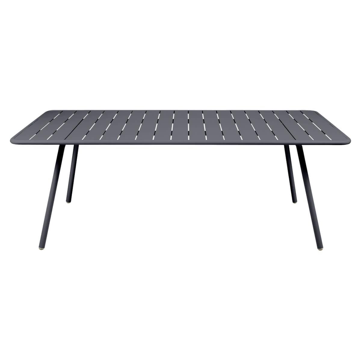 Table 207x100cm LUXEMBOURG Fermob Carbone