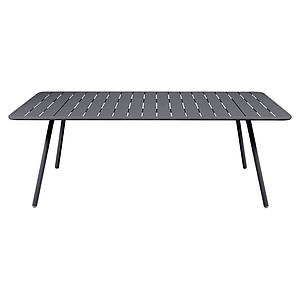 Table 207x100cm LUXEMBOURG Fermob Carbone