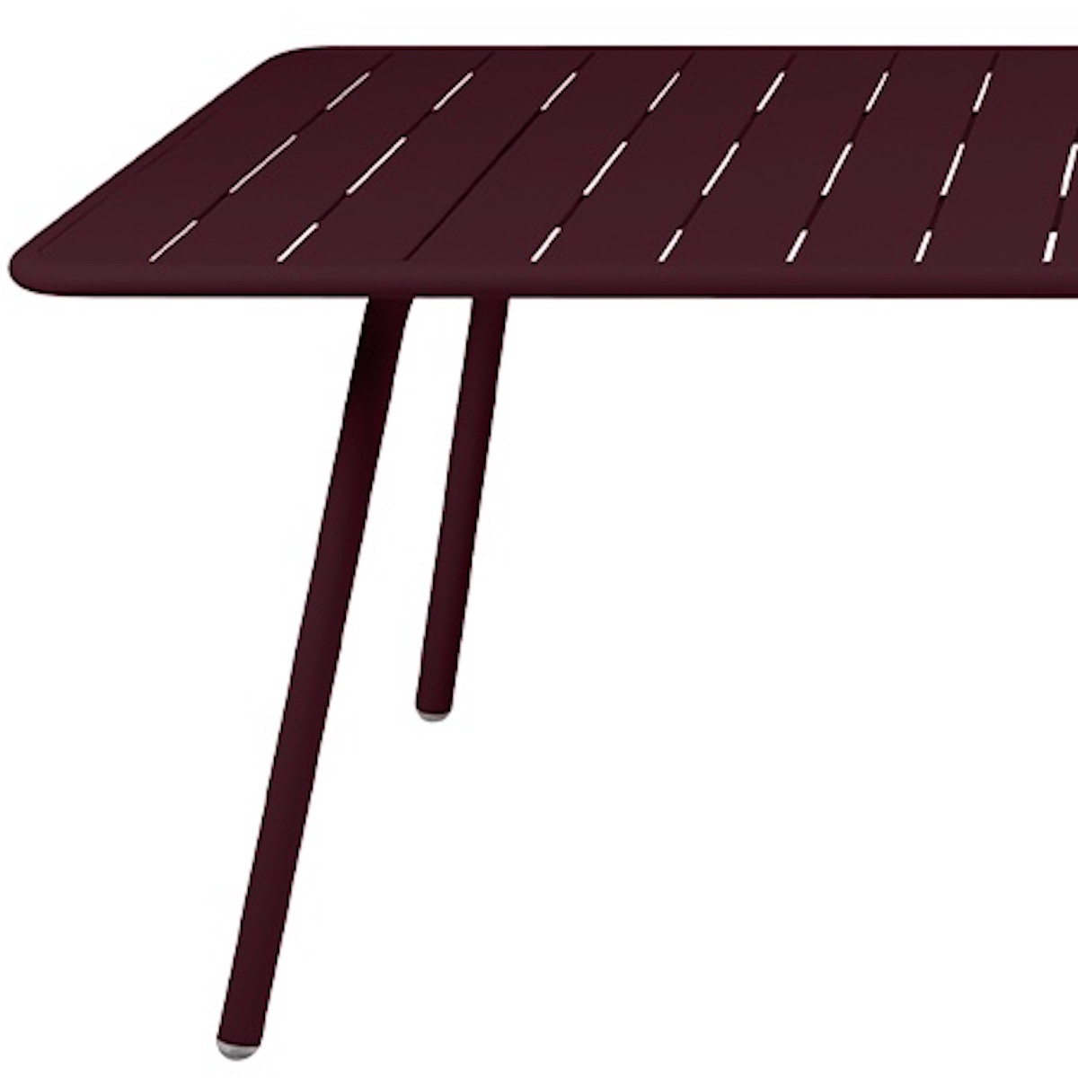 Table 207x100cm LUXEMBOURG Fermob cerise noir
