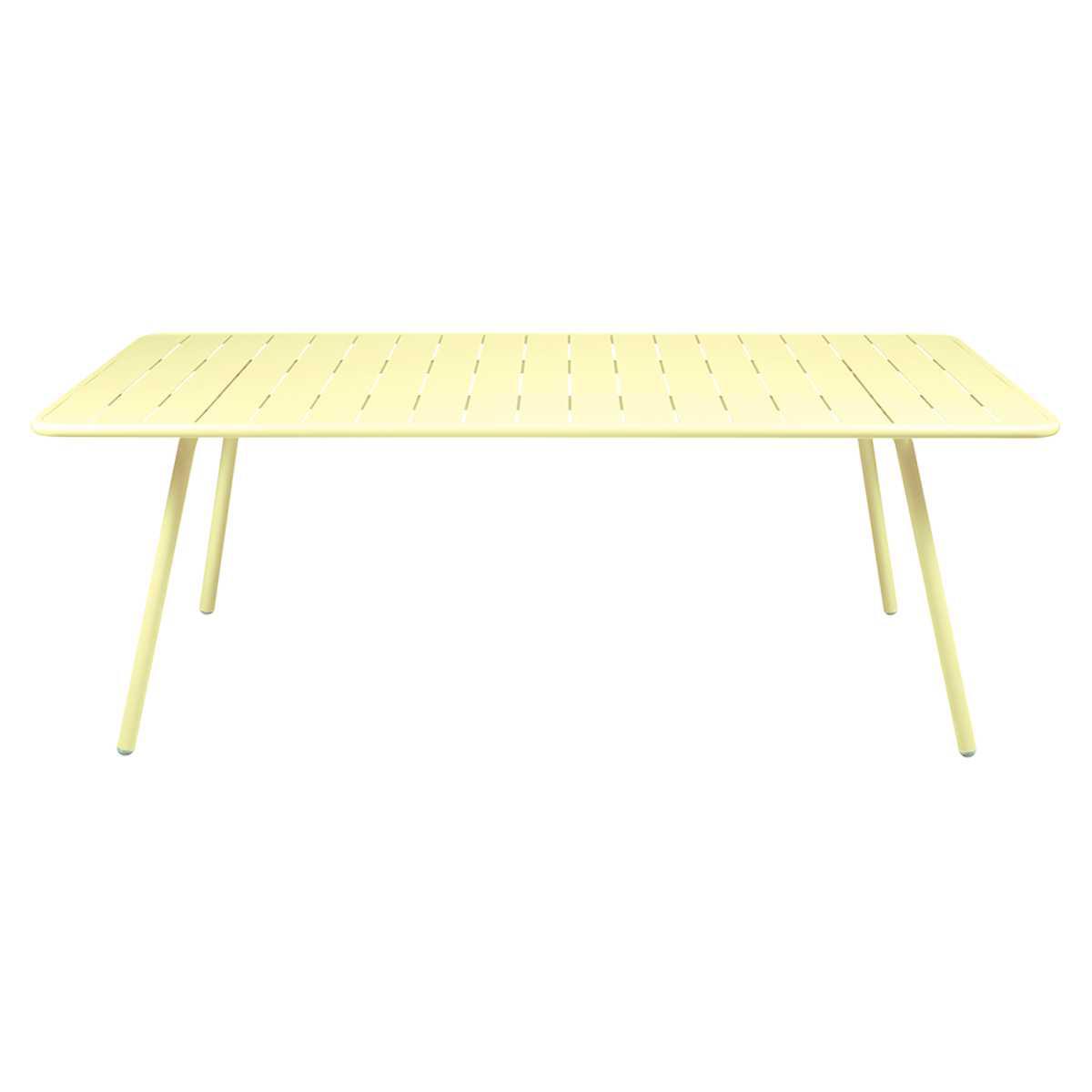 Table 207x100cm LUXEMBOURG Fermob citron givré