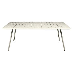 Table 207x100cm LUXEMBOURG Fermob gris argile