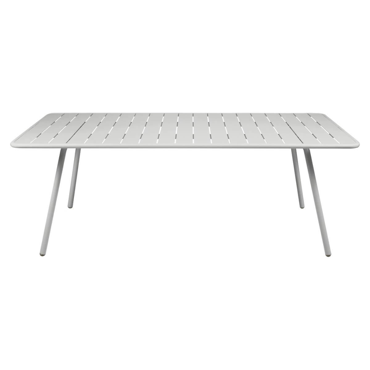 Table 207x100cm LUXEMBOURG Fermob gris métal