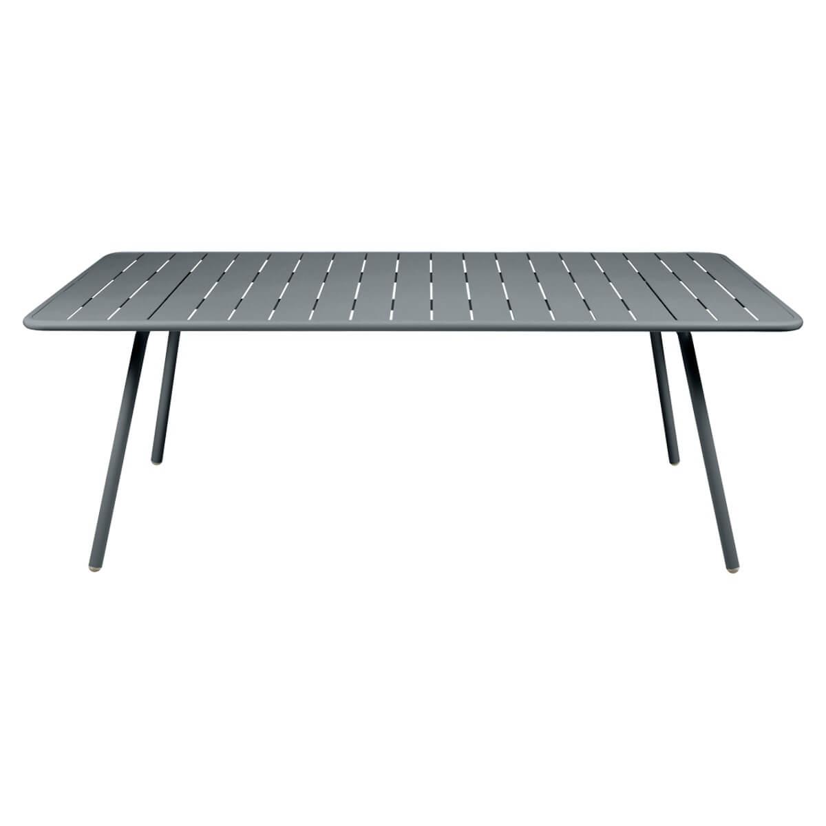 Table 207x100cm LUXEMBOURG Fermob gris orage