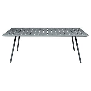 Table 207x100cm LUXEMBOURG Fermob gris orage