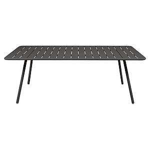 Table 207x100cm LUXEMBOURG Fermob noir réglisse