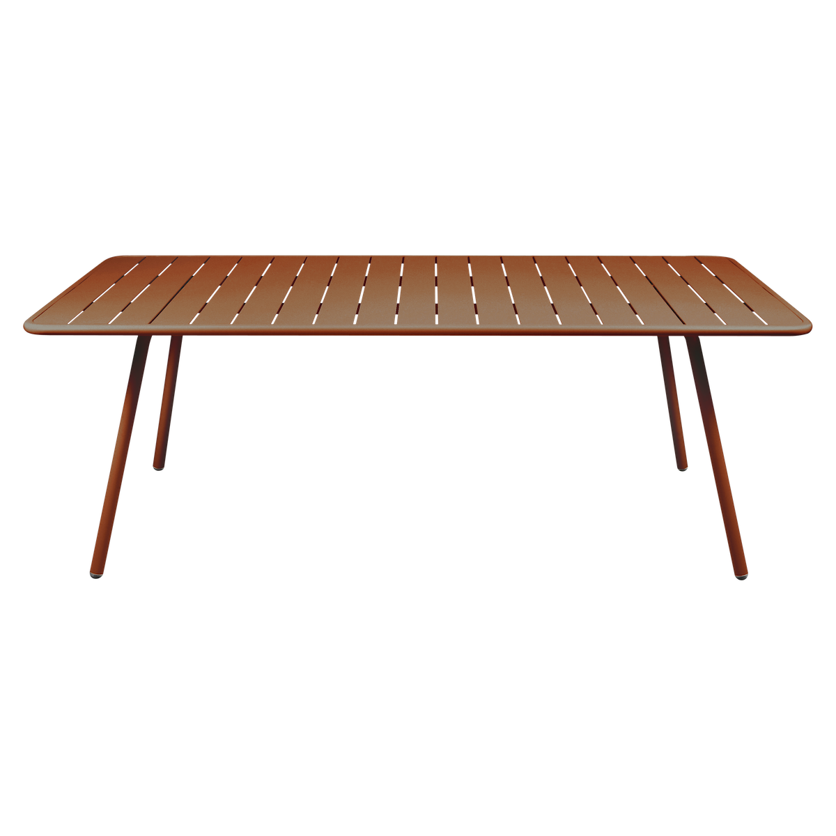 Table 207x100cm LUXEMBOURG Fermob orange confite