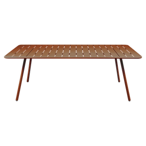 Table 207x100cm LUXEMBOURG Fermob orange confite