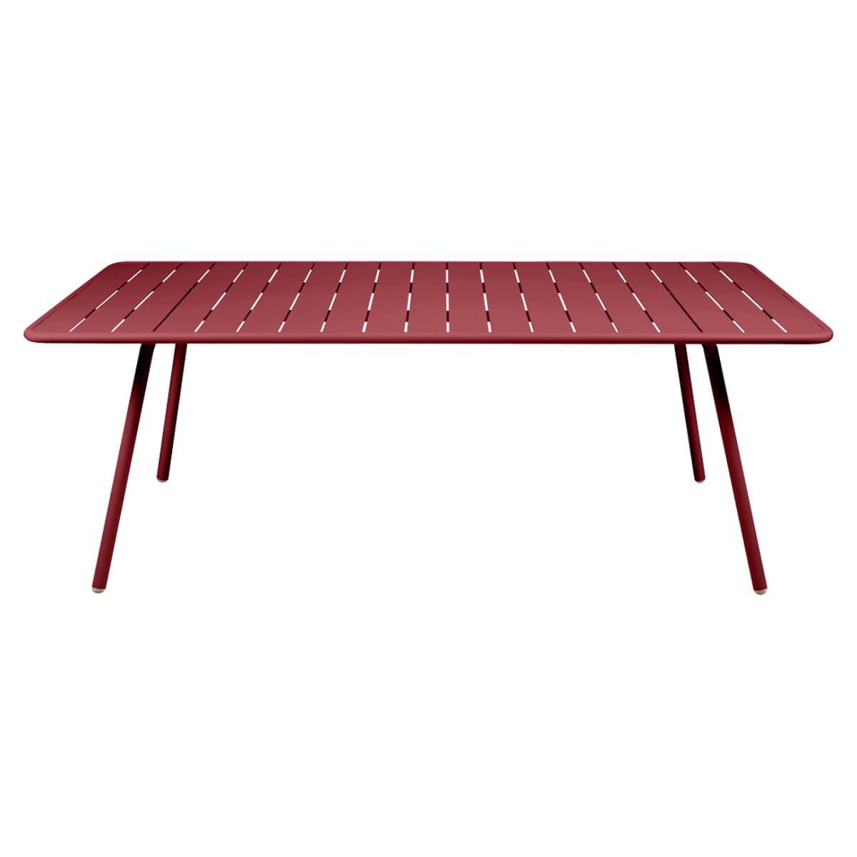 Table 207x100cm LUXEMBOURG Fermob piment