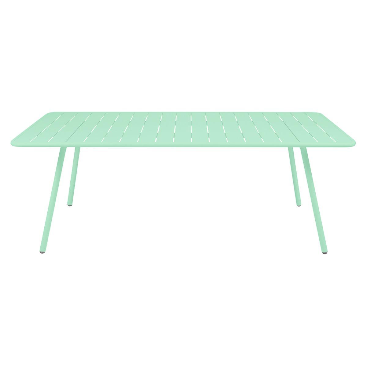 Table 207x100cm LUXEMBOURG Fermob vert opaline