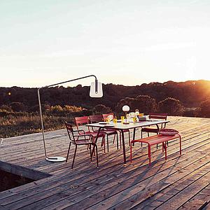 Table 207x100cm LUXEMBOURG Fermob vert opaline