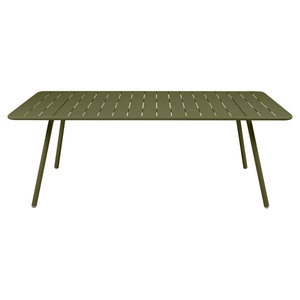 Table 207x100cm LUXEMBOURG Fermob vert pesto