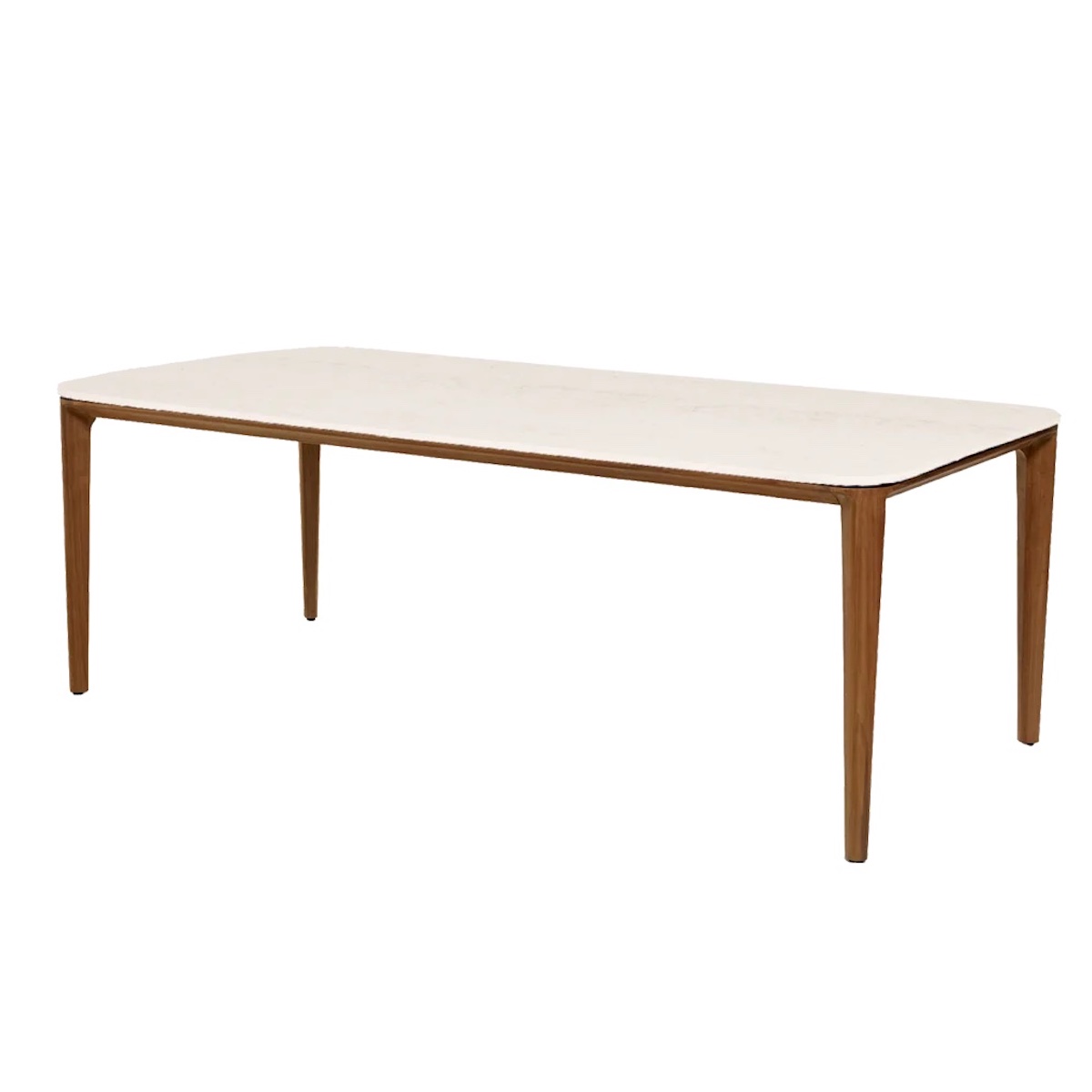 Table 210x100cm ASPECT Cane-line teck/blanc