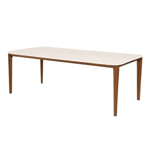 Table 210x100cm ASPECT Cane-line teck/blanc