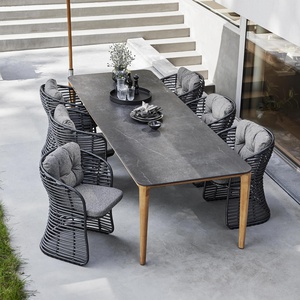 Table 210x100cm ASPECT Cane-line teck-noir