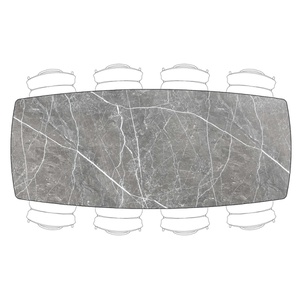 Table 270x115cm PALACE Henders & Hazel gris clair