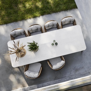 Table 280x100cm ASPECT Cane-line teck-blanc