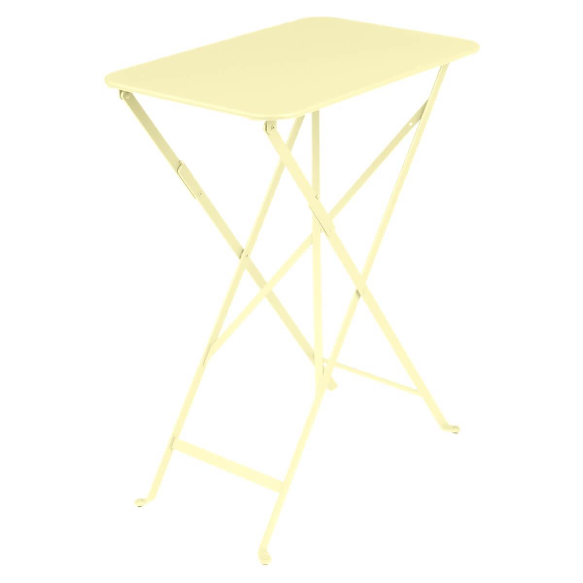 Table 57x37cm BISTRO Fermob citron givré