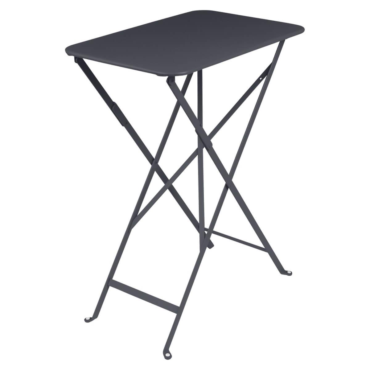 Table 57x37cm BISTRO Fermob gris carbone