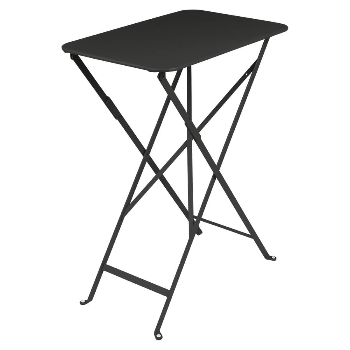 Table 57x37cm BISTRO Fermob noir réglisse