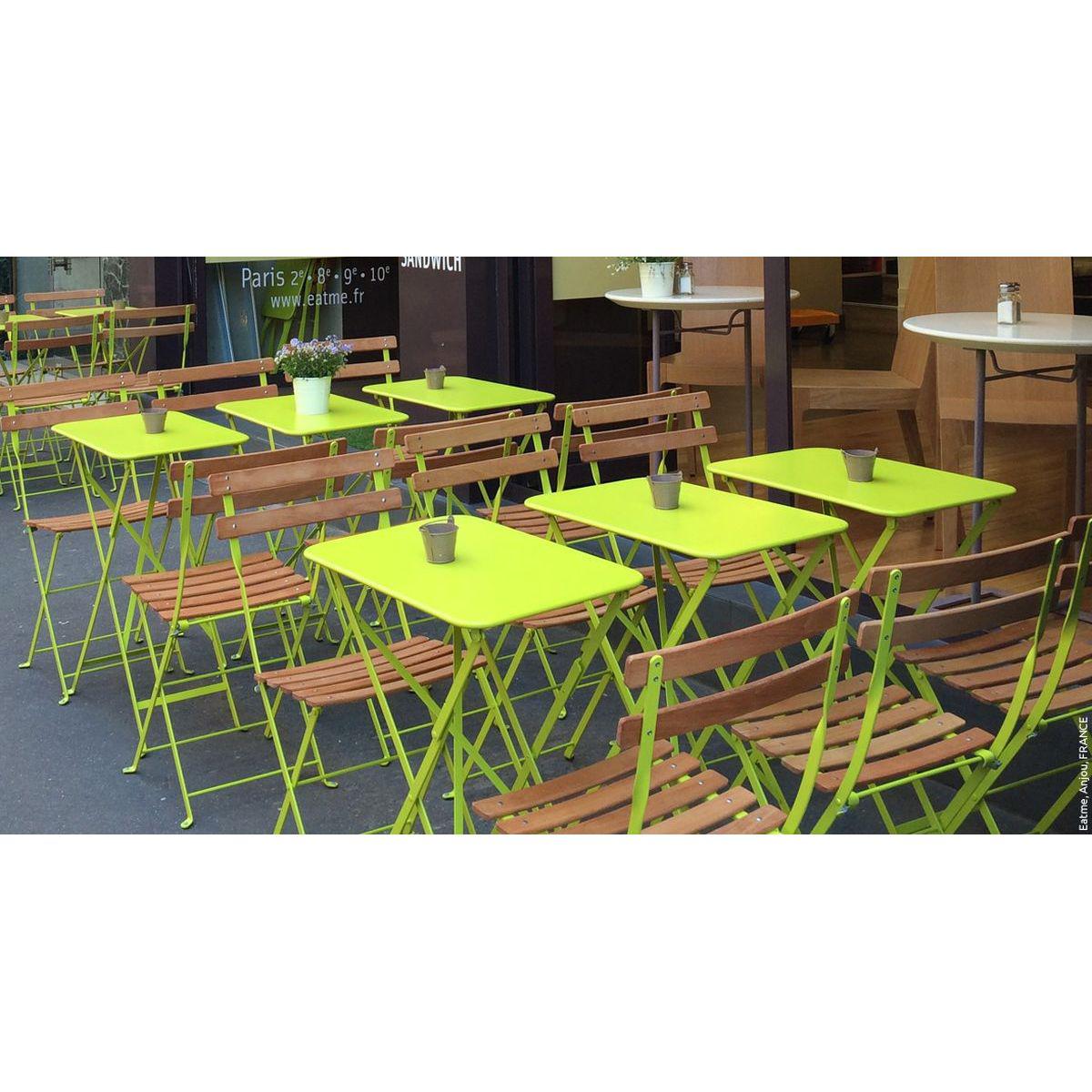 Table 57x37cm BISTRO Fermob rouge ocre