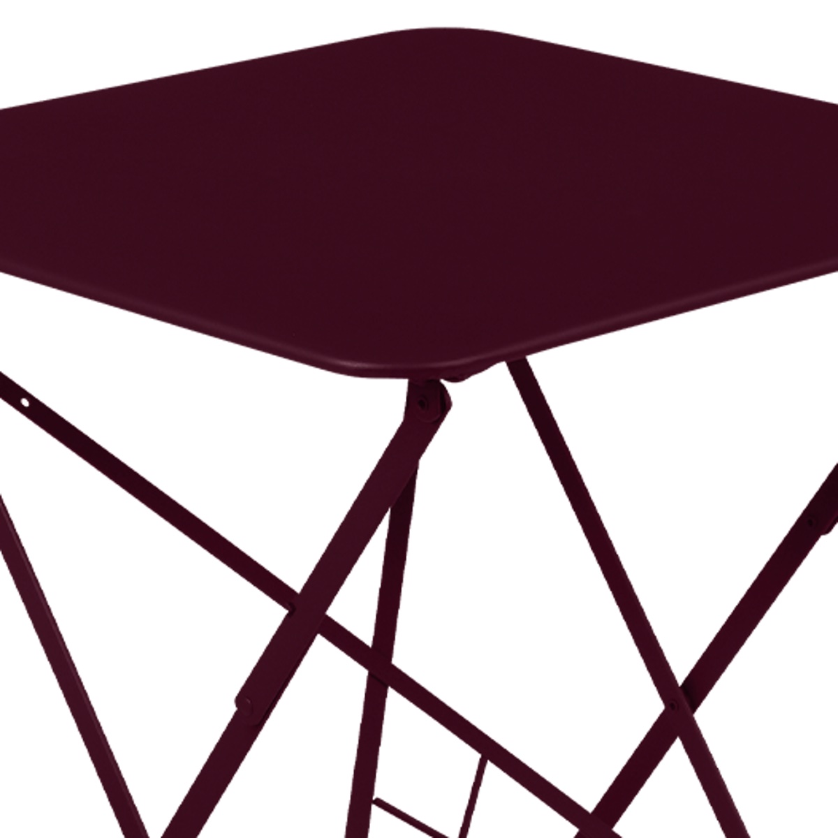 Table 57x57cm BISTRO Fermob Cerise noire