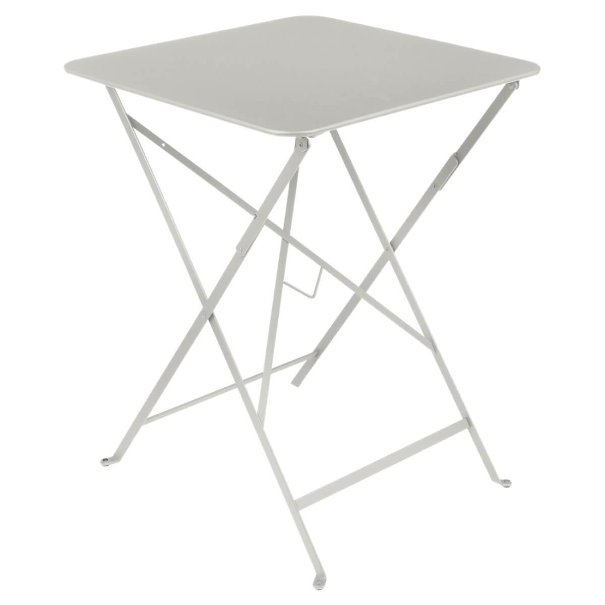 Table 57x57cm BISTRO Fermob gris argile