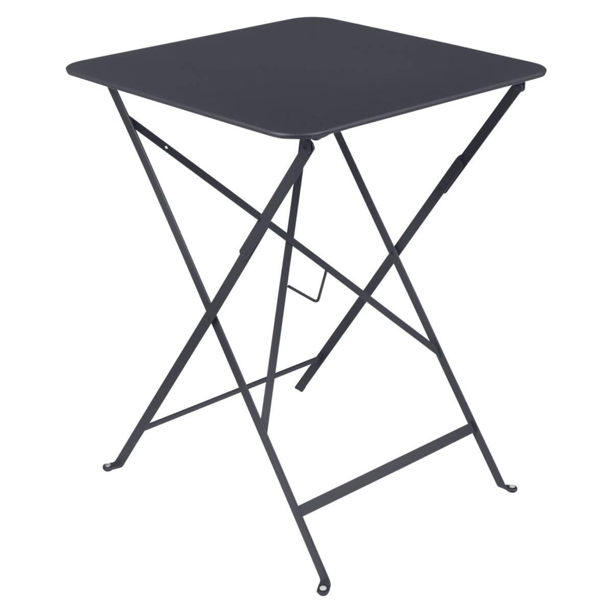 Table 57x57cm BISTRO Fermob gris carbone