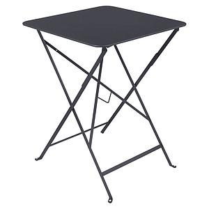 Table 57x57cm BISTRO Fermob gris carbone