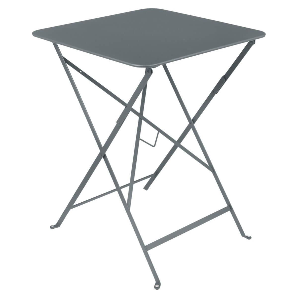 Table 57x57cm BISTRO Fermob gris orage